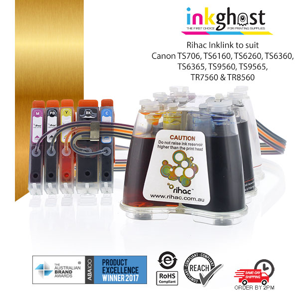 Rihac inklink CISS for Canon PGI-680 and CLI-681 Cartridge